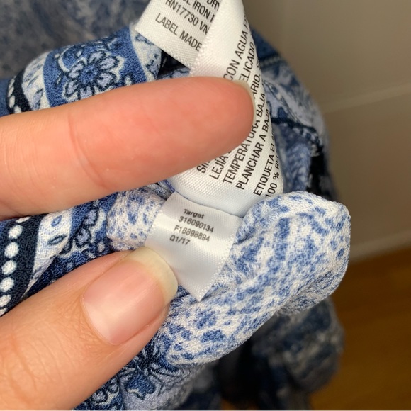 Knox Rose Blue Floral High Low Dress Size XS - Picture 10 of 10